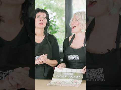 IOD Lattice Rose Paint Inlay - Iron Orchid Designs