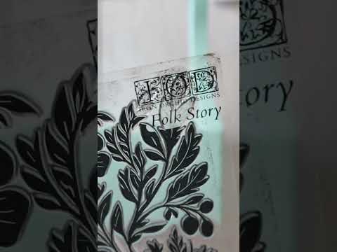 IOD Folk Story Decor Stamp - Iron Orchid Designs