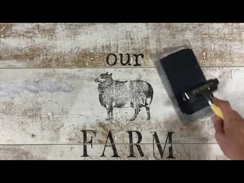 IOD Farm Animals Decor Stamp - Iron Orchid Designs