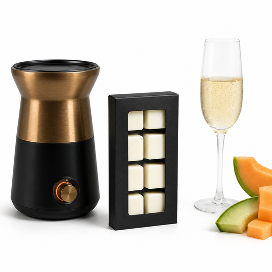 Royal Melon Soy Wax Melts - Champagne & Melon Luxury Fragrance