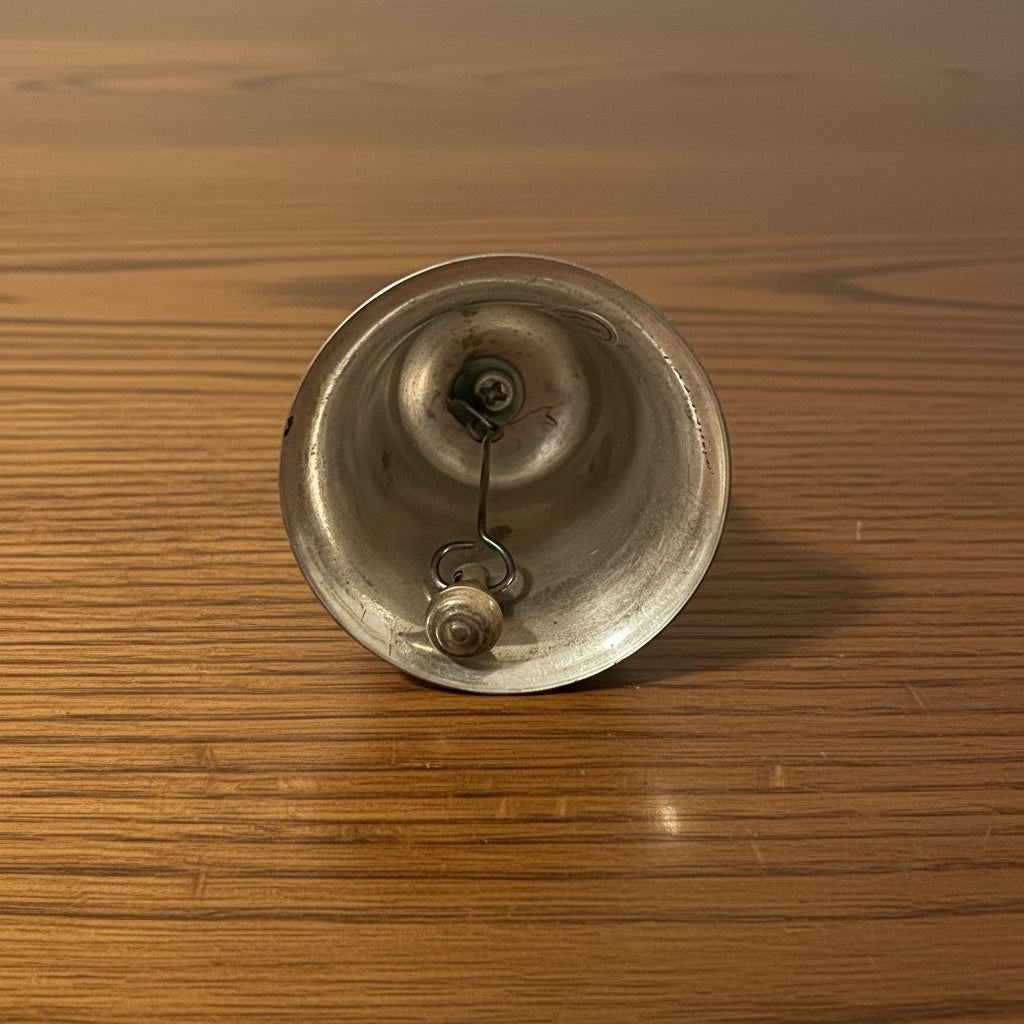 Vintage Silverplate Desk Bell