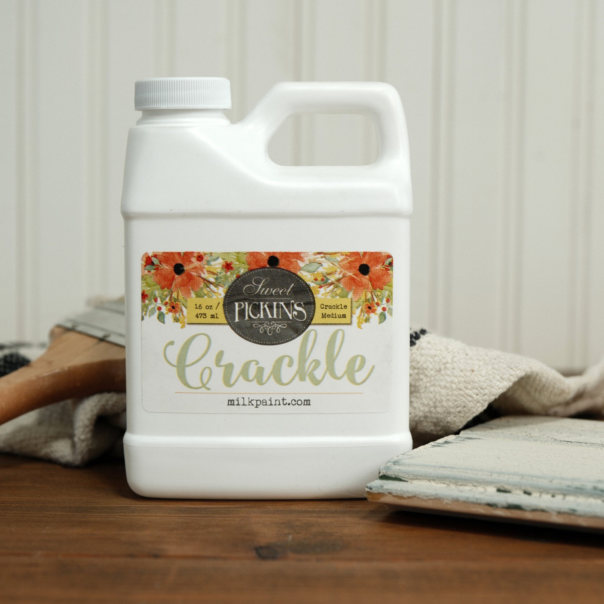 Sweet Pickins Crackle Medium 16oz - Aged Finish for Furniture & Decor