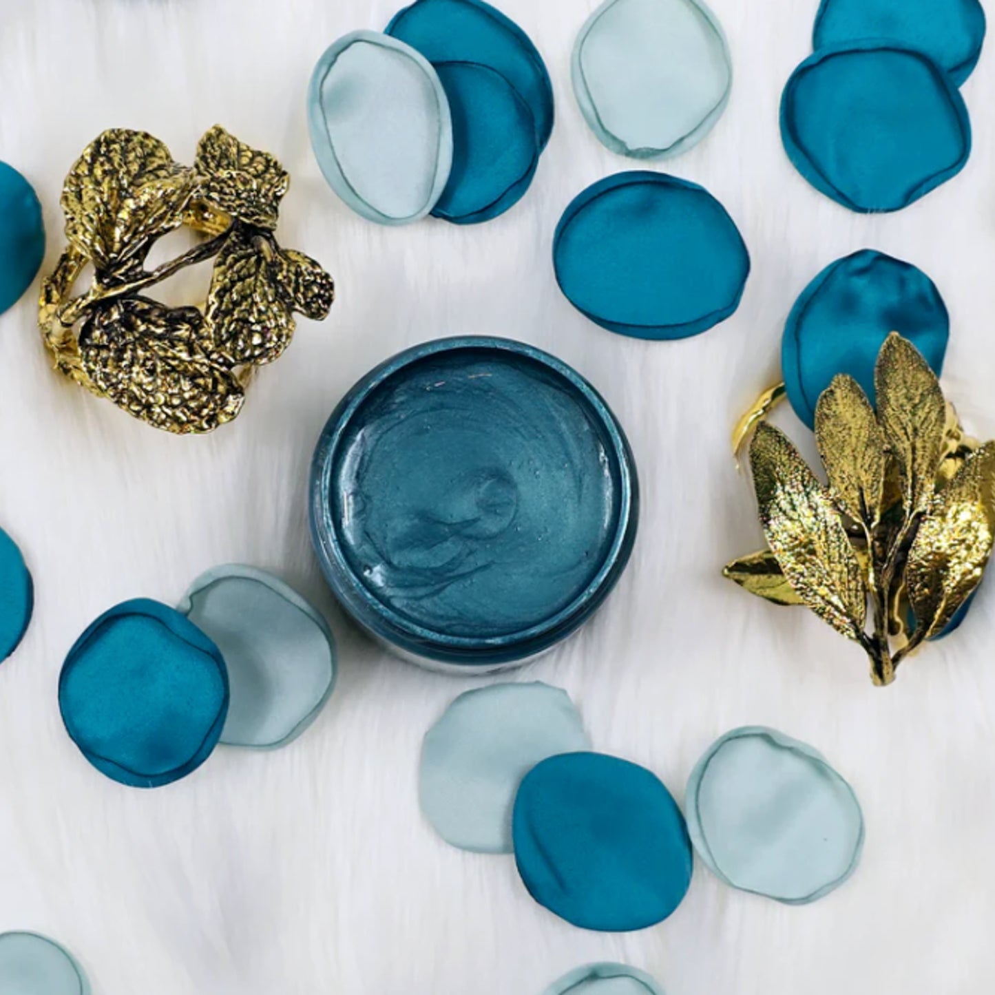 Teal Lux Metallic Paint by Paint Couture - Silky Satin Finish