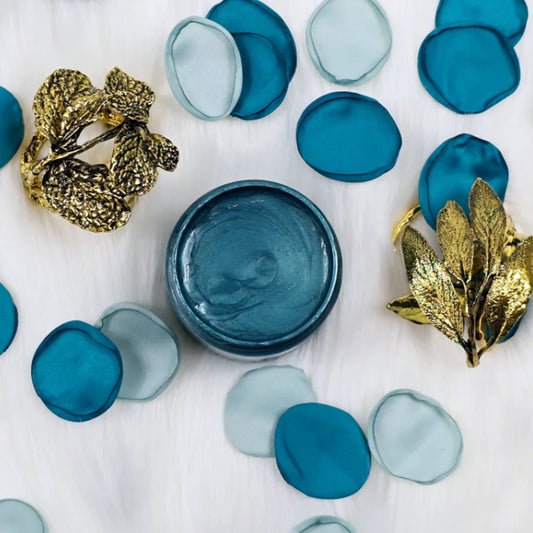 Teal Lux Metallic Paint by Paint Couture - Silky Satin Finish