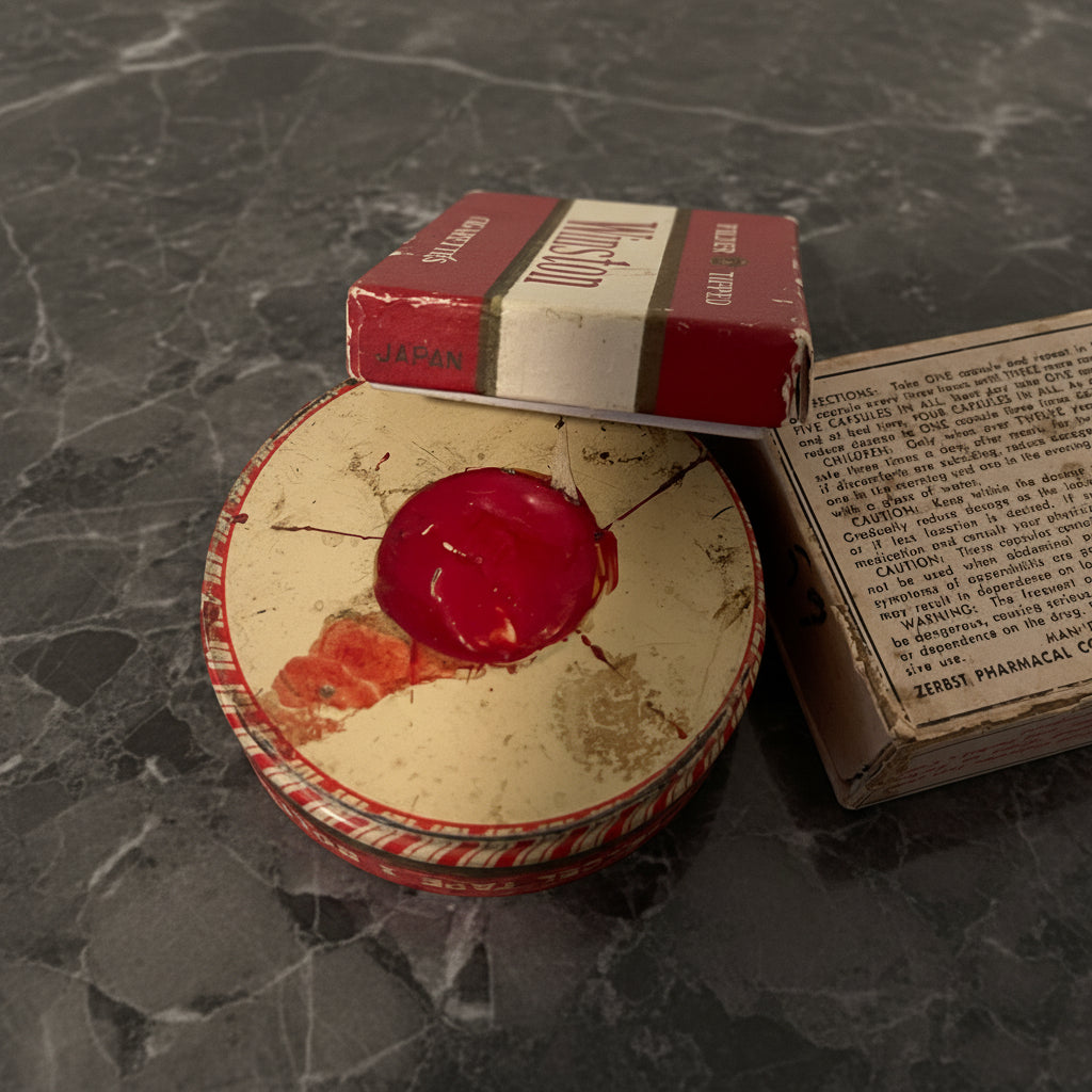 Vintage Packaging Set - Winston, Texcel Tape, Zerbst's Cold Capusles