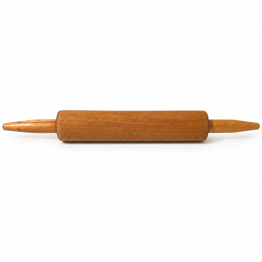 Vintage Wood Rolling Pin 19” - Rustic Farmhouse Kitchen Baking Tool