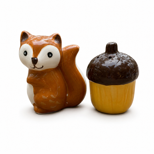 Woodland Friends Salt & Pepper Shaker Set by Boston Warehouse