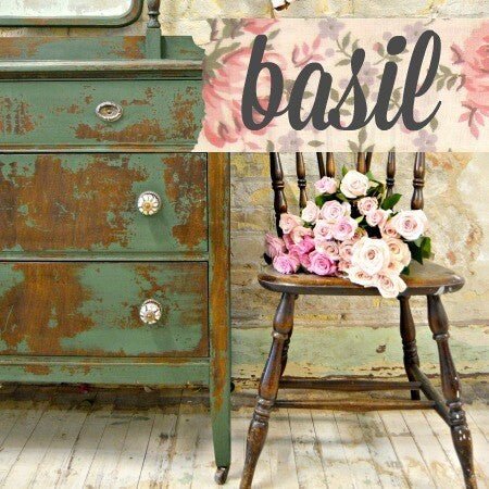 Sweet Pickins Basil Milk Paint - Food Safe, Non-Toxic & VOC Free