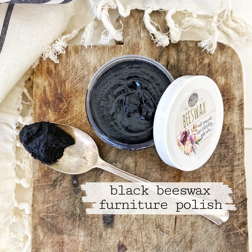 Sweet Pickins Black Beeswax Furniture Wax - Solvent and VOC Free
