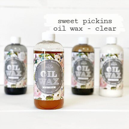 Sweet Pickins Clear Oil Wax - Furniture Finish & Protective Sealer