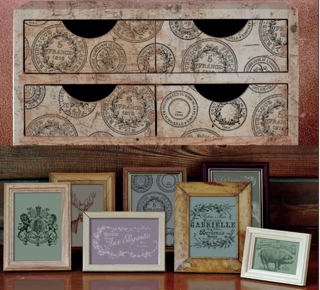 IOD Antiquities Decor Stamp by Iron Orchid Designs - 12"x12" Silicone