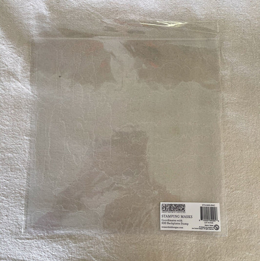 IOD Backplates Reusable Stamp Mask by Iron Orchid Designs