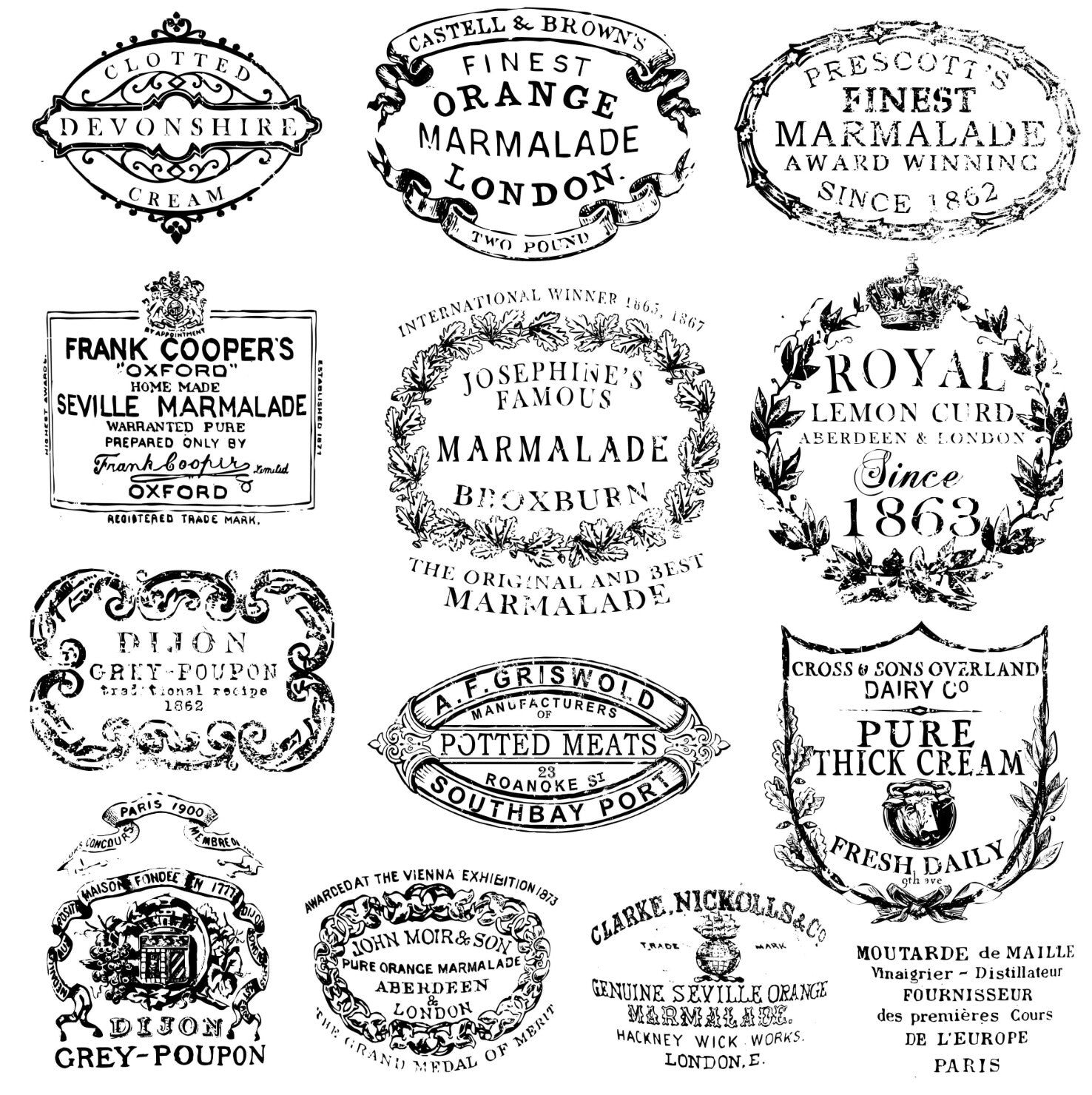 IOD Crockery Decor Stamp - Iron Orchid Designs