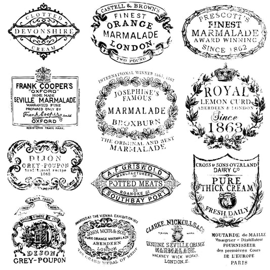 IOD Crockery Decor Stamp - Iron Orchid Designs