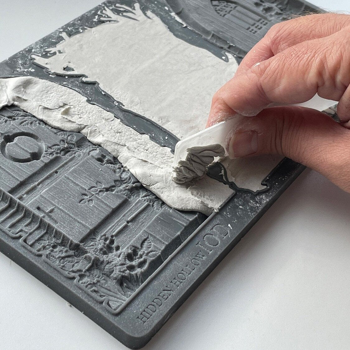 IOD Hidden Hollow Decor Mould by Iron Orchid Designs - 6x10 Silicone
