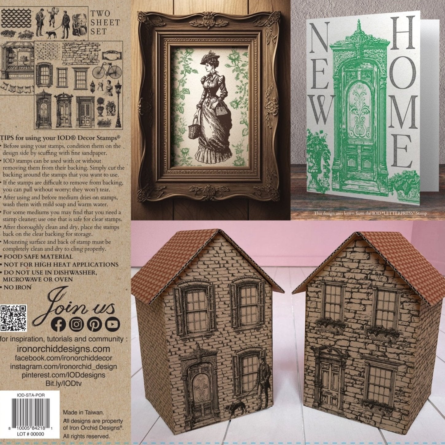 IOD Portobello Road Decor Stamp - Iron Orchid Designs