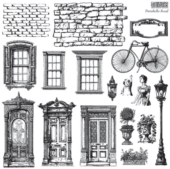 IOD Portobello Road Decor Stamp - Iron Orchid Designs