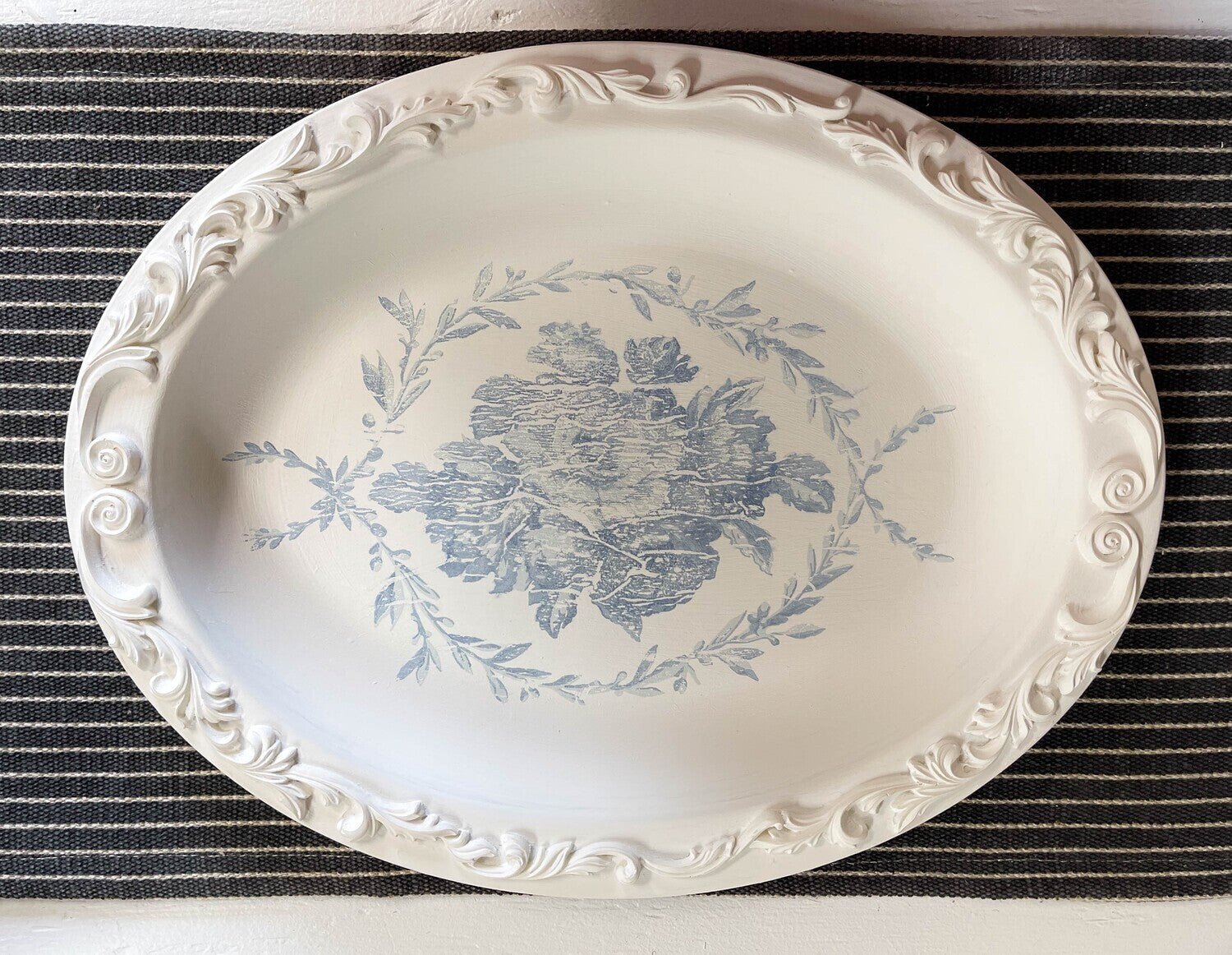 IOD TROMPE L’OEIL BLEU PAINT INLAY by Iron Orchid Designs-Iron Orchid Designs-Paint Inlay-Stockton Farm