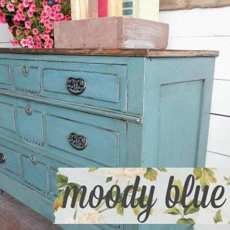 Sweet Pickins Moody Blue Milk Paint - Food Safe, Non-Toxic & VOC Free