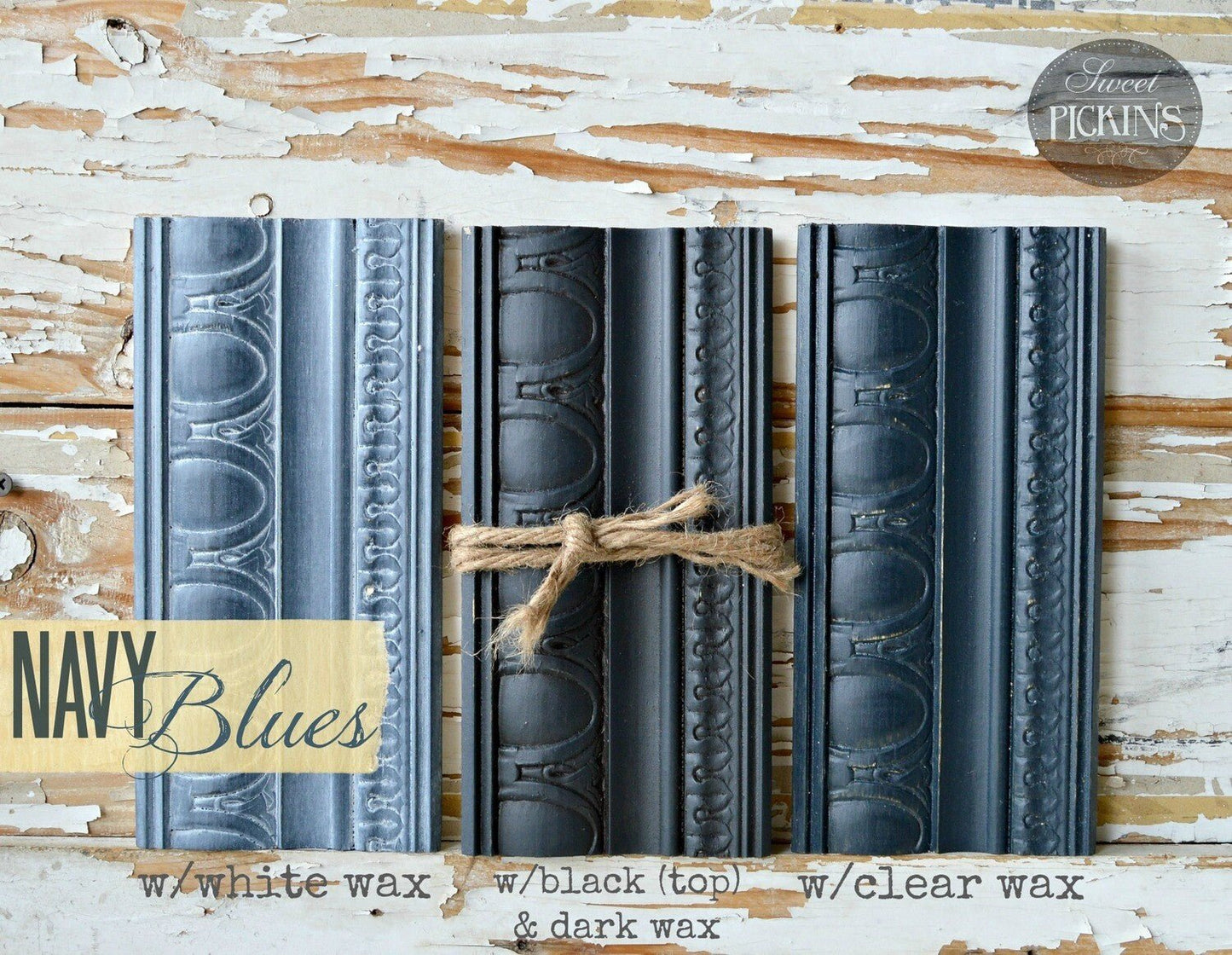 Sweet Pickins Navy Blues Milk Paint - Food Safe, Non-Toxic & VOC Free