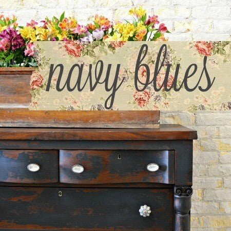 Sweet Pickins Navy Blues Milk Paint - Food Safe, Non-Toxic & VOC Free