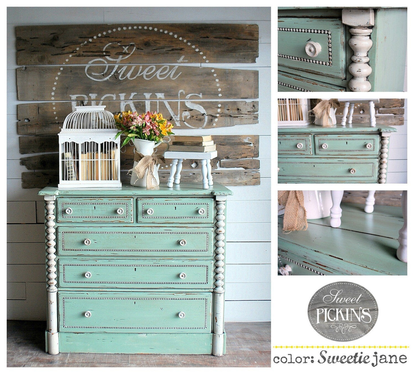 Sweet Pickins Sweetie Jane Milk Paint - Food Safe & VOC Free