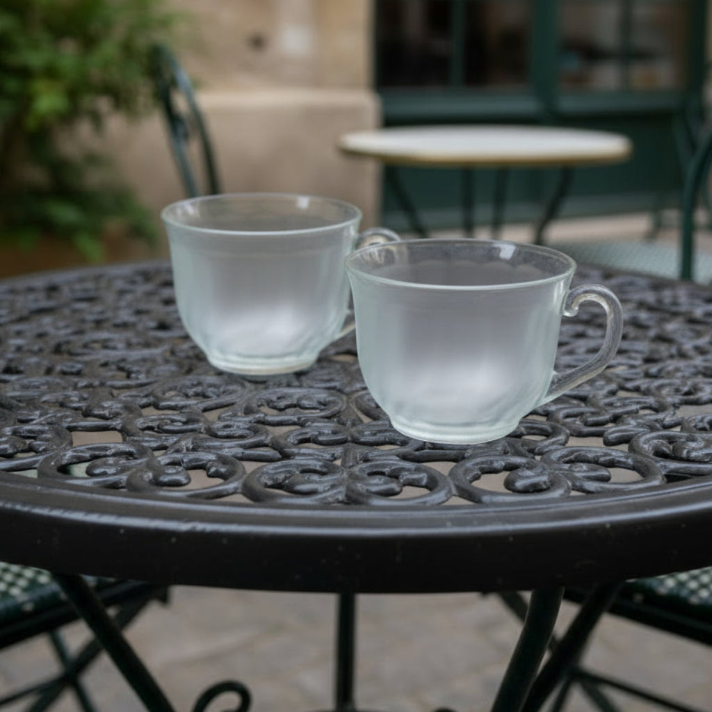 1970s Arcoroc Clearbrook Tea Cups - Set of 2